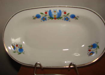 Lubiana wzór kaszubski, mały półmisek PRL Lubiana wzór kaszubski, mały półmisek PRL