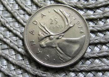 Kanada 25 Cent 1974r