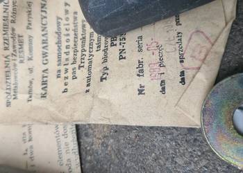 Nowe pasy bezpieczenstwa zestaw prl Fiat 126p maluch