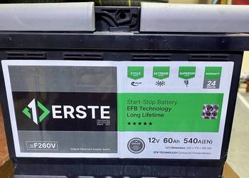 akumulator ERSTE EFB 12V 60Ah 540A F260V