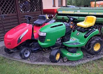 Traktorek KOSIARKA John Deere L105 silnik 14.5hp ohv Briggs&Stratton 2noże