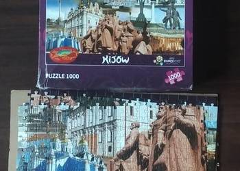 Puzzle ułożone 1000 Kijów