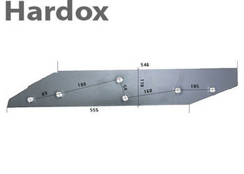 Płoza długa HARDOX 278072/P części do pługa KUHN