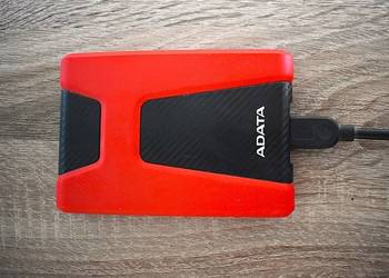 Dysk zewnętrzny HDD ADATA HD650 (1TB; 2.5"; USB 3.0; czerwony)