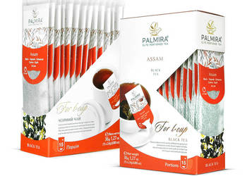 Palmira Assam - luksusowa czarna indyjska herbata liściasta w saszetkach