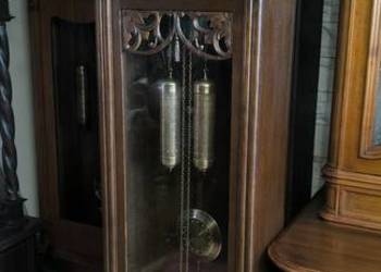 Zegar stojący HAWINA śliczna ciemna ośmiostrunowa "baba"