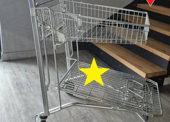Wózek sklepowy budowlany platforma platformowy dla klienta klientowski