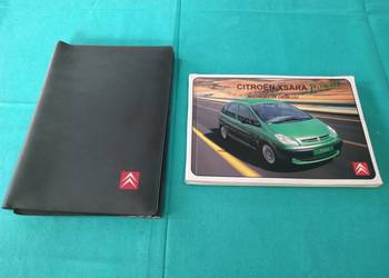 CITROEN XSARA PICASSO Instrukcja Obsługi książka Etui KOMPLET 2001 POLSKA