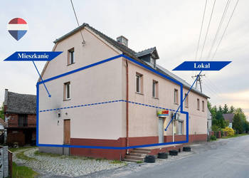Na sprzedaż lokal usługowo - handlowy + mieszkanie