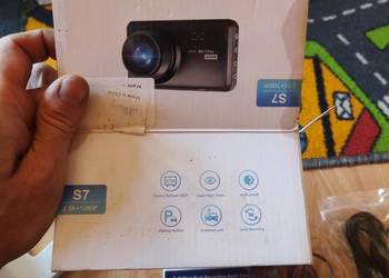 Rejestrator samochodowy Miden S7 2,5K, kamera przednia i tylna, SD 64 GB
