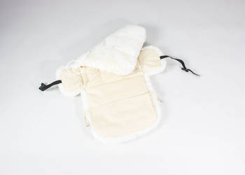 Wkładka do fotelika z zapięciem / Jasny beż 60x80