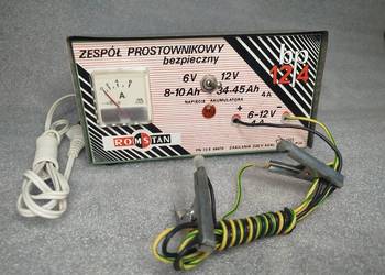 Prostownik Zespół prostownikowy bezpieczny 6V-12v/ 4A 34-45Ah