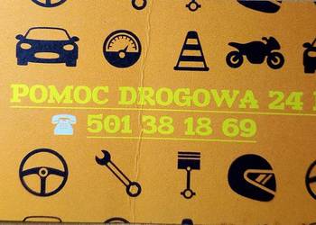 Pomoc drogowa Laweta awaryjne odpalanie wymiana koła transport