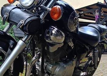 Yamaha Virago 125 rok 1997 oparcie pasażera kask