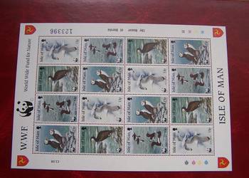 Man 1989 MNH Fauna Ptaki WWF  a