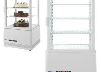 Witryna Chłodnicza Na Napoje i Ciastka 78l Biała Hendi 233641