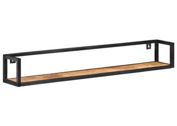 Półki ścienne 2 szt. 120 cm surowe drewno mango WM-320673