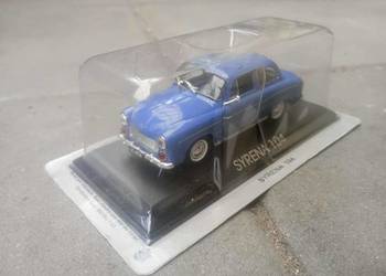 SYRENA 104 Kultowe auta PRL model FSO deagostini 1/43 złota kolekcja
