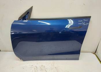 TESLA MODEL Y 2024r DRZWI LEWY PRZÓD NIEBIESKI PPSB  BEZ SZYBY