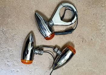 Custom Harley Yamaha Bonnet kierunkowskazy metalowe