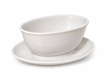 Porcelanowa sosjerka Alt Schönwald Bavaria Vintage retro biała