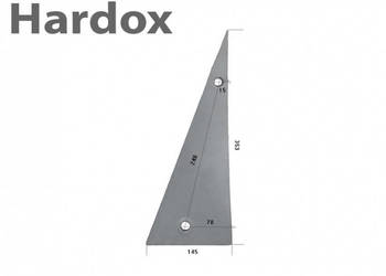 Pierś HARDOX 1462299/L części do pługa DOWDESWELL