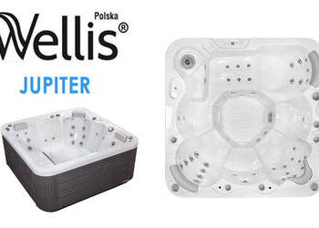 Wanna z hydromasażem spa jacuzzi Wellis Jupiter 6 osób