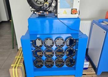 Zakuwarka warsztatowa elektryczna do węży hydraulicznych do 2 cali