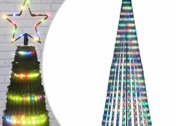 vidaXL Choinka LED 475 LED Kolorowa 247 cm(SKU:4016399)