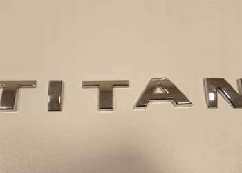 NAPIS ZNACZEK EMBLEMAT NISSAN TITAN