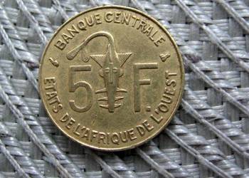 Afryka Zachodnia 5 Franków 1995r