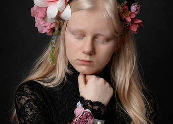 Wiosenna opaska na głowę