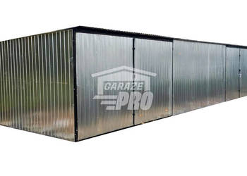 GARAŻ BLASZANY RZĄD 17,5m x 5m 4x Brama ocynk GP239
