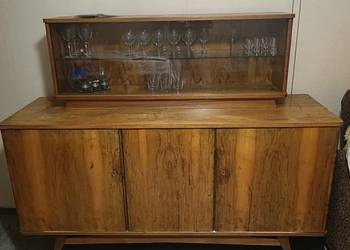 Komoda z nadstawką, kredens PRL