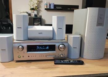 Zestaw kino domowe głośniki Technics amplituner denon