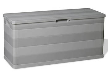 Skrzynia ogrodowa szara 117 x 45 x 56 cm WM-43709
