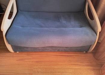 Sofa niebieska