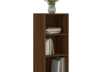 Szafka brązowy dąb 345x325x90 cm materiał drewnopochodny WM-828755
