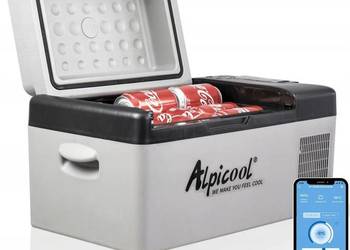 Alpicool C20 Lodówka Turystyczna 12V 20L Mini Elektryczna USB Używana