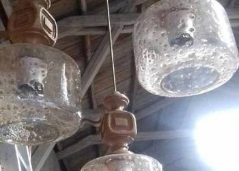 Retro lampa wiszaca zwisy ...Trzy ramiona zwisow