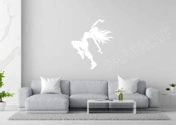 NAKLEJKA OZDOBNA NA ŚCIANĘ 100cm X 85cm BEZ TŁA TANCERKA
