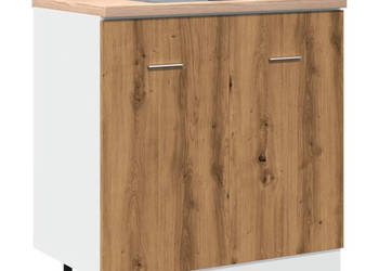 Szafka pod zlew kolor dąb artisan 80x46x815 cm WM-856078
