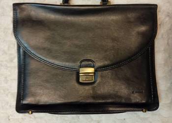 Real Leather/ Skórzana teczka adwokacka,  aktówka, torba do ręki