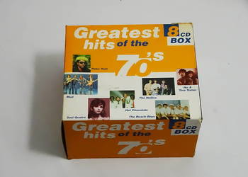 Zestaw muzyczny „Greatest Hits of the 70’s” – 8 płyt CD z przebojami lat 70