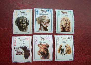 Polska 1989 MNH  Mi. 3197/02 Fauna Psy  a