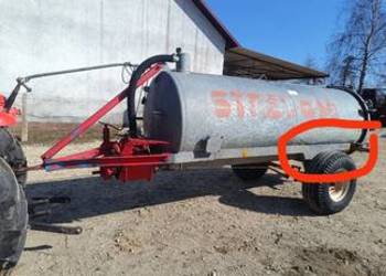 Beczkowóz 3000l wóz asenizacyjny beczka na wodę pompa ośka rama