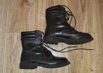 Buty wojskowe 40/41 25.5 cm desanty Skóra skoczki skórzane ochrona stan BDB