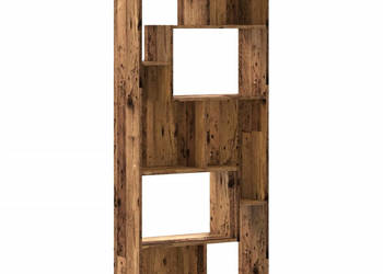 Regał stare drewno 67x24x161 cm materiał drewnopochodny WM-856014