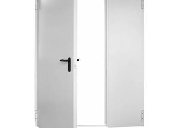 Drzwi Dwuskrzydłowe Stalowe Techniczne Uniwersalne 170 cm