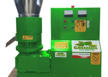 Peleciarka 15 kW 3-rolkowa wolnoobrotowa Greenbauer